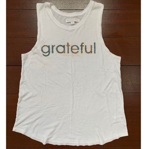 Spiritual Gangster White Grateful Tank